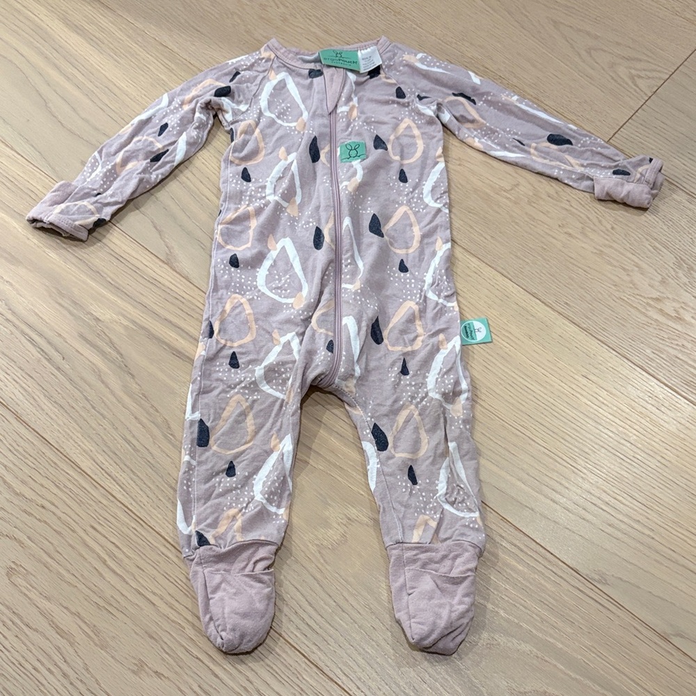 ERGOPOUCH BAMBOO Cozy Kids Footie in Soft Lavender